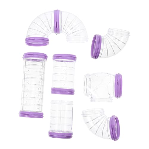 Happyyami Hamsterkäfig-Tunnel DIY-Hamster-Labyrinth-Werkzeug Hamsterkäfig-zubehör Röhrensystem Für Hamster Tunnel Röhre Geeignet Für Zwerghamster Und Rennmäuse Kratzfestes Material von Happyyami