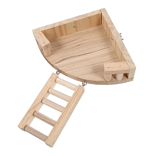 Happyyami Kletterleiter Für Hamster Holzplattform Mit Treppe Für Kleintiere Langlebig Und Sicher Für Bewegung Und Spiel Dekoratives Zubehör Für Käfige Happyyami Kletterleiter Für Hamster Holzplattform Mit Treppe Für Kleintiere Langlebig Und Sicher Für Bewegung Und Spiel Dekoratives Zubehör Für Käfige von Happyyami