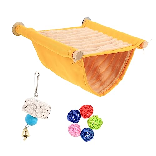 Happyyami Haustier Vogel Spielzeug Set 3-in-1 Papagei Hängematte Warme Bett Spielzeug für Rest Spielen Happyyami Haustier Vogel Spielzeug Set 3-in-1 Papagei Hängematte Warme Bett Spielzeug für Rest Spielen von Happyyami