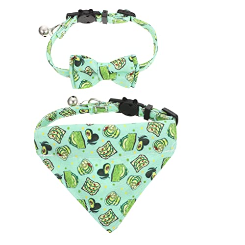 Happyyami 1satz Tragbaren Katzenhalsbändern Mit Abnehmbaren Dekorationen Und Glöckchen Accessoire Für Katzen Und Kätzchen Für Feste Hochzeiten Und Tägliches Tragen von Happyyami