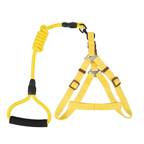 Happyyami Flexible Haustier Traktion Große Hundetrainingsleine Weste Hundespazierset für Mittelgroße und Hunde Haustierzubehör Happyyami Flexible Haustier Traktion Große Hundetrainingsleine Weste Hundespazierset für Mittelgroße und Hunde Haustierzubehör von Happyyami