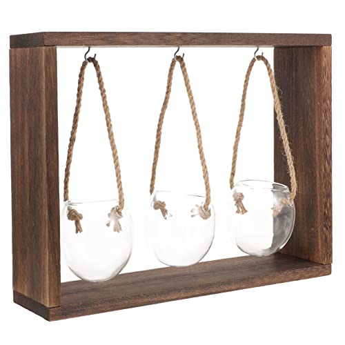Happyyami 1 Satz Holzrahmenvase Aquarium Terrarien Anlage Knospenvasen Wand polsterung wanddeckoration zimmerpflanzen Pflanzflasche mit Holzständer Wanddekoration im nordischen Stil Metall Happyyami 1 Satz Holzrahmenvase Aquarium Terrarien Anlage Knospenvasen Wand polsterung wanddeckoration zimmerpflanzen Pflanzflasche mit Holzständer Wanddekoration im nordischen Stil Metall von Happyyami