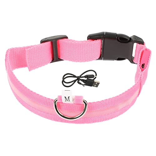 Happyyami 1 Satz Hundehalsband Haustierhalsband Halsband für Hund zahnbürste Kragen Joule Hund beleuchtetes Halsband Sicherheitshalsband für Haustiere Polyester Rosa Happyyami 1 Satz Hundehalsband Haustierhalsband Halsband für Hund zahnbürste Kragen Joule Hund beleuchtetes Halsband Sicherheitshalsband für Haustiere Polyester Rosa von Happyyami