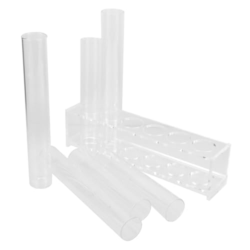 Happyyami 1satz Hydroponische Glasvase Für Pflanzen Testrohr-Design Transparent Für Tischdekoration Und Pflanzenvermehrung Terrarium Für Pflanzen Und Blumenarrangements von Happyyami