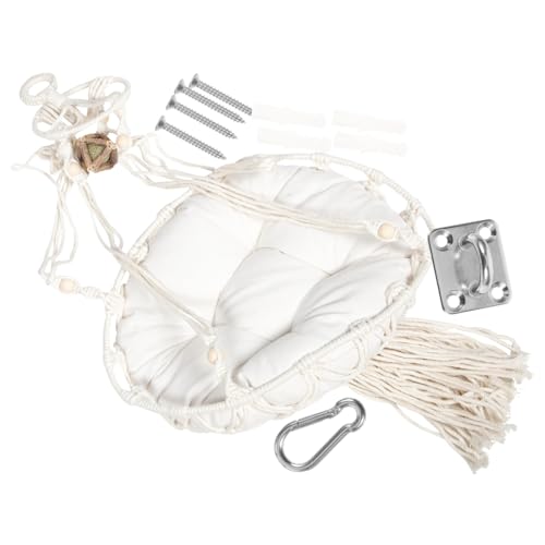 Happyyami Einzigartiges Handgewebtes Katzenschaukelbett Weiche und Bequeme Katzenbett-hängematte für Haustiere Happyyami Einzigartiges Handgewebtes Katzenschaukelbett Weiche und Bequeme Katzenbett-hängematte für Haustiere von Happyyami