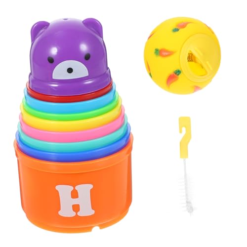 Happyyami Stapelbecher Für Kaninchen Aus Kunststoff Mit Reinigungsbürste Als Spielzeug Näpfe Für Kaninchenfutter Im Haus Oder Garten Happyyami Stapelbecher Für Kaninchen Aus Kunststoff Mit Reinigungsbürste Als Spielzeug Näpfe Für Kaninchenfutter Im Haus Oder Garten von Happyyami