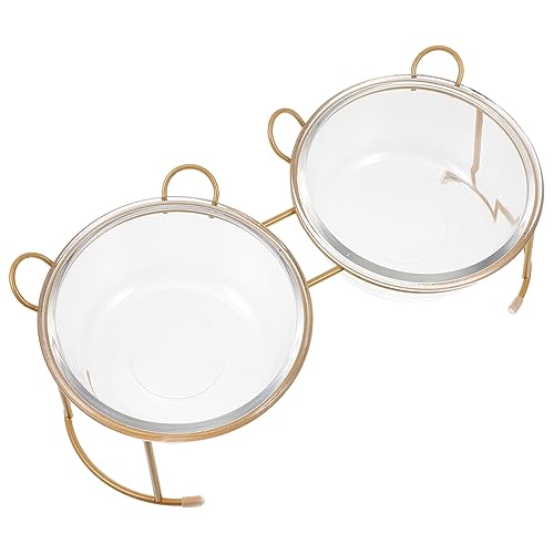 Happyyami 1satz Doppelter Katzenfutternapf Aus Glas Mit Goldenem Stand Erhöhter Futternapf Für Katzen Und Kleine Hunde rutschfest Spülmaschinenfest Für Komfortables Fresserlebnis Happyyami 1satz Doppelter Katzenfutternapf Aus Glas Mit Goldenem Stand Erhöhter Futternapf Für Katzen Und Kleine Hunde rutschfest Spülmaschinenfest Für Komfortables Fresserlebnis von Happyyami