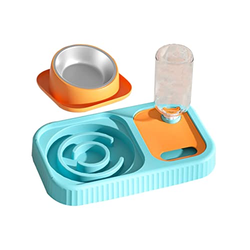 Happyyami 1 Satz Katzennapf Schwerkraft-wasserspender Für Katzen Katzenfutterspender Automatisch Wasserspender Schüssel Automatische Tränke Tierfutter Rostfreier Stahl Haustier Zubehör Happyyami 1 Satz Katzennapf Schwerkraft-wasserspender Für Katzen Katzenfutterspender Automatisch Wasserspender Schüssel Automatische Tränke Tierfutter Rostfreier Stahl Haustier Zubehör von Happyyami