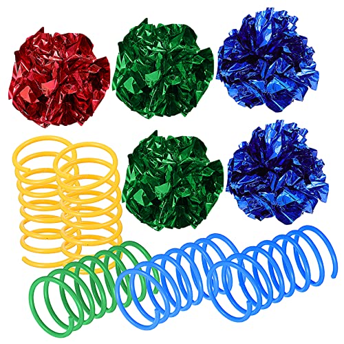 Happyyami 1 Satz Katzenspielzeug Katzenfeder-Spielzeugspirale Spielzeug für Haustiere interaktives Spielzeug stressabbau Spielzeug Spielzeuge Knisterballspielzeug für Katzen Knisterbälle Happyyami 1 Satz Katzenspielzeug Katzenfeder-Spielzeugspirale Spielzeug für Haustiere interaktives Spielzeug stressabbau Spielzeug Spielzeuge Knisterballspielzeug für Katzen Knisterbälle von Happyyami