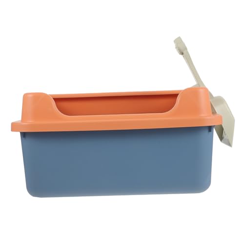 Happyyami 1satz Katzenstreu Halboffene Katzentoilette Für Kleine Katzen Tragbare Und Langlebige Katzenklo-lösung Robustem Für Wohnung Und Innenräume von Happyyami