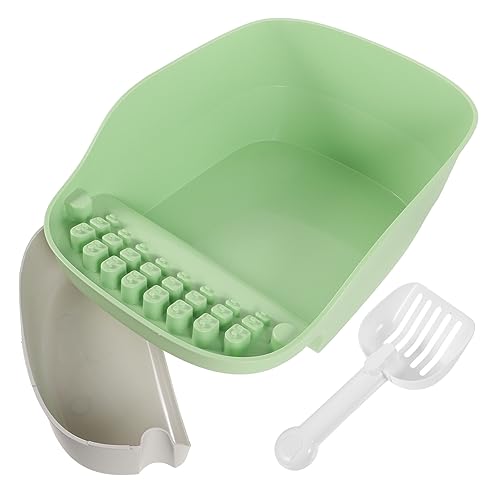 Happyyami 1 Satz Katzentoilette dustbin mülltütenhalter trashcan tragbarer Zaun Katze Bettpfanne Heimtierbedarf Kätzchen saubere Toilette die Katze der Zaun Haustier Mülleimer Reisen Plastik Happyyami 1 Satz Katzentoilette dustbin mülltütenhalter trashcan tragbarer Zaun Katze Bettpfanne Heimtierbedarf Kätzchen saubere Toilette die Katze der Zaun Haustier Mülleimer Reisen Plastik von Happyyami