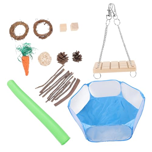 Happyyami 1 Satz Leckereien für Meerschweinchen Hasen kaninchenspielzeuge meerschweinchen Rabbit Toys Ratte Käfig Hamsterspielzeug Holzzubehör für die Zahnpflege hölzern von Happyyami
