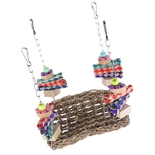 Happyyami 1satz Vogelspielzeug Für Wellensittiche Kletterspielzeug Und Hängematte Stressbewältigung Für Papageien Und Andere Kleine Vögel Happyyami 1satz Vogelspielzeug Für Wellensittiche Kletterspielzeug Und Hängematte Stressbewältigung Für Papageien Und Andere Kleine Vögel von Happyyami