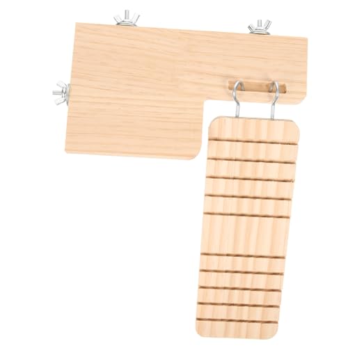 Happyyami Holzplattform Für Hamster Mit Verdicktem Leiter-Spielzeug Kletter Und Beiß-Spielzeug Für Kleintiere Trainingszubehör Für Kleine Haustiere Happyyami Holzplattform Für Hamster Mit Verdicktem Leiter-Spielzeug Kletter Und Beiß-Spielzeug Für Kleintiere Trainingszubehör Für Kleine Haustiere von Happyyami