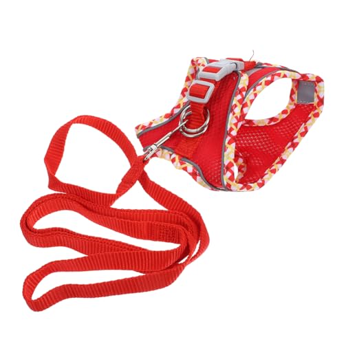 Happyyami 1satz Cat Mit Leine Verstellbares Sicheres Und Atmungsaktives Geschirr Für Kleine Katzen Für Outdoor-aktivitäten Mit Reflektierenden Streifen XXS von Happyyami