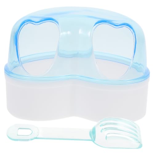 Happyyami 1 Satz Sandbadbehälter für Hamster Chinchilla-Sand-Badewanne Badewanne für Haustiere Kleintier Sauna Toilette meerschweinchen vertiefen Toilette Hamsterversteck Plastik Sky-Blue Happyyami 1 Satz Sandbadbehälter für Hamster Chinchilla-Sand-Badewanne Badewanne für Haustiere Kleintier Sauna Toilette meerschweinchen vertiefen Toilette Hamsterversteck Plastik Sky-Blue von Happyyami