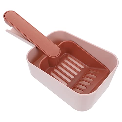 Happyyami 1 Satz Schaufel Für Katzenstreu Klumpende Katzenstreu Scoop Kontrolle Filter Für Wasserbrunnen Katzentonne Abs Katzenkotschaufel Kratzer Katzenstreuschaufel Leckbar Die Hüften Rosa von Happyyami