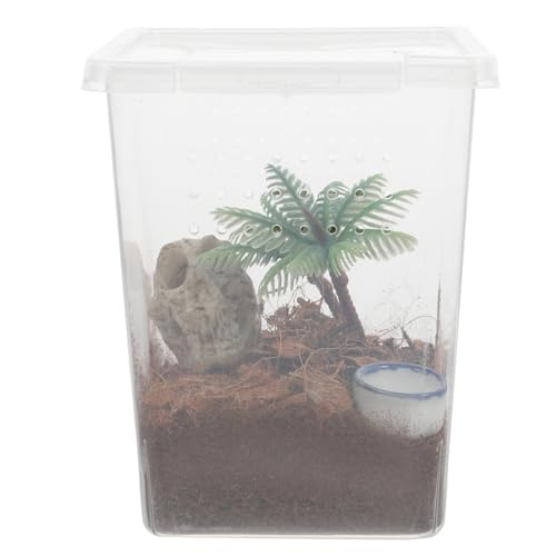Happyyami Kleine Insektenfütterungsbox Für Springspinnen Spinnenzuchtbox Mit Ausbruchsicherem Design Insektenspinnen-terrarien-zuchtbox Aus Plastik Für Haustierspinnen Happyyami Kleine Insektenfütterungsbox Für Springspinnen Spinnenzuchtbox Mit Ausbruchsicherem Design Insektenspinnen-terrarien-zuchtbox Aus Plastik Für Haustierspinnen von Happyyami