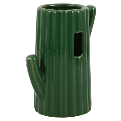 Happyyami 1satz Cactus Wasserflasche Für Kleintiere Keramische Trinkflasche Mit Ständer Für Hamster Und Kaninchen Langlebiges Sicheres Design Für Haustierbedarf von Happyyami