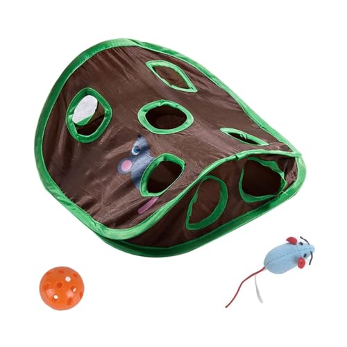 Happyyami Katzentunnel Für Hauskatzen Katzentunnel Mit Neun Löchern Quietschendes Haustiertunnelspielzeug Für Haustierspaß Happyyami Katzentunnel Für Hauskatzen Katzentunnel Mit Neun Löchern Quietschendes Haustiertunnelspielzeug Für Haustierspaß von Happyyami