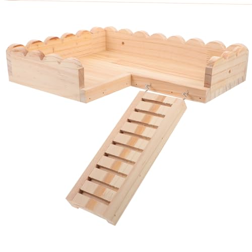 Happyyami 1 Satz Zubehör für Hamsterspielzeug Leckereien für Meerschweinchen Hamsterniveau Hamster Spielzeug Hamster Käfig Zubehör Hamster-Krabbelleiter Hamster-Holzplattform Hölzern Khaki Happyyami 1 Satz Zubehör für Hamsterspielzeug Leckereien für Meerschweinchen Hamsterniveau Hamster Spielzeug Hamster Käfig Zubehör Hamster-Krabbelleiter Hamster-Holzplattform Hölzern Khaki von Happyyami