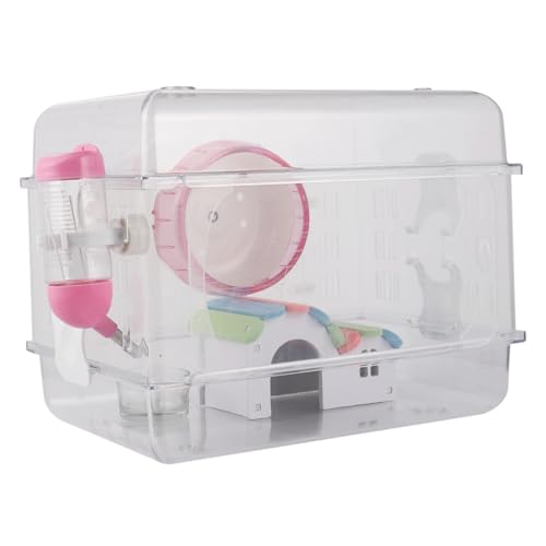 Happyyami 1 Set Acryl Hamster Villa Käfig Laufrad Heimtierbedarf Multifunktionale Design für Chinchilla Dekoration Happyyami 1 Set Acryl Hamster Villa Käfig Laufrad Heimtierbedarf Multifunktionale Design für Chinchilla Dekoration von Happyyami