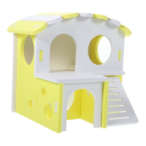 Happyyami 1satz Doppelstöckiges Hamsterversteck Hamsterhaus Mit Leiter Für Kleintiere Gemütlicher Rückzugsort Für Meerschweinchen Und Hamster Langlebig Und Geruch Happyyami 1satz Doppelstöckiges Hamsterversteck Hamsterhaus Mit Leiter Für Kleintiere Gemütlicher Rückzugsort Für Meerschweinchen Und Hamster Langlebig Und Geruch von Happyyami