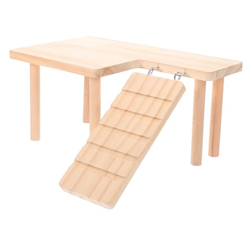 Happyyami 1satz Kleintier Spielzeug Holzplattform Für Hamster Stufige Förmige Kletterleiter Mit Rampe Fördert Balance Und Bewegung Für Hamsterkäfige Langlebig Und Sicher Happyyami 1satz Kleintier Spielzeug Holzplattform Für Hamster Stufige Förmige Kletterleiter Mit Rampe Fördert Balance Und Bewegung Für Hamsterkäfige Langlebig Und Sicher von Happyyami