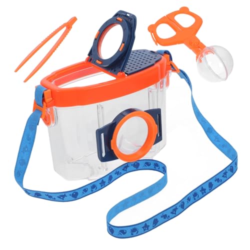 Happyyami 1 Set Insektenbetrachter Insektentöpfe Beobachtungslupe Behälter Lupe Glas Schülerlupe Behälter Insektenlupe Behälter Kinderlupe Behälter Abs von Happyyami