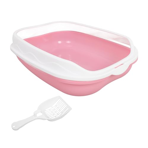 Happyyami 1satz Halbgeschlossener Katzentoilette Mit Abnehmbarem Reinigungseinsatz Spritzfeste Katzenstreuschale Für Kätzchen Und Kleine Katzen Schaufeln Happyyami 1satz Halbgeschlossener Katzentoilette Mit Abnehmbarem Reinigungseinsatz Spritzfeste Katzenstreuschale Für Kätzchen Und Kleine Katzen Schaufeln von Happyyami