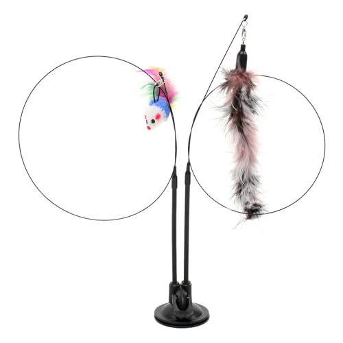 Happyyami Katzenspielzeug für Hauskatzen Katzenspielzeug Neckspielzeug Haustierbedarf Happyyami Katzenspielzeug für Hauskatzen Katzenspielzeug Neckspielzeug Haustierbedarf von Happyyami