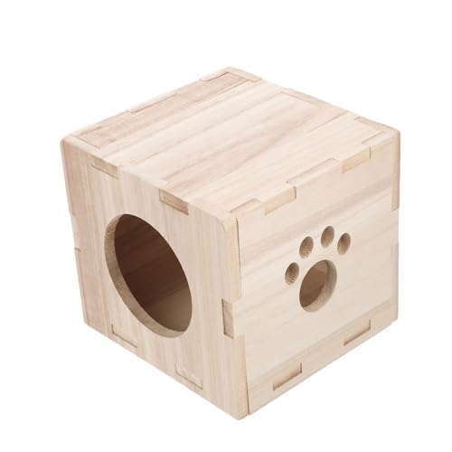 Happyyami 1stück Holz Hamsterhaus Für Kleintiere Dekorativer Spielplatz Für Hamster Chinchillas Und Meerschweinchen Sicheres Und Komfortables Versteck Für Kleine Haustiere Happyyami 1stück Holz Hamsterhaus Für Kleintiere Dekorativer Spielplatz Für Hamster Chinchillas Und Meerschweinchen Sicheres Und Komfortables Versteck Für Kleine Haustiere von Happyyami