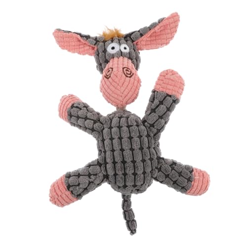 Happyyami Hundeleckerli-Spielzeug 1 Stück Haustier-plüschspielzeug in Tierform Kauspielzeug für Hunde Grau Happyyami Hundeleckerli-Spielzeug 1 Stück Haustier-plüschspielzeug in Tierform Kauspielzeug für Hunde Grau von Happyyami