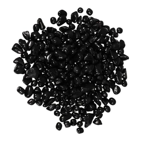 Happyyami Dekorativer Kies Für Aquarien Schwarz Für Aquarien Steine Wassertank Landschaftssand 1900 G Großpackung von Happyyami