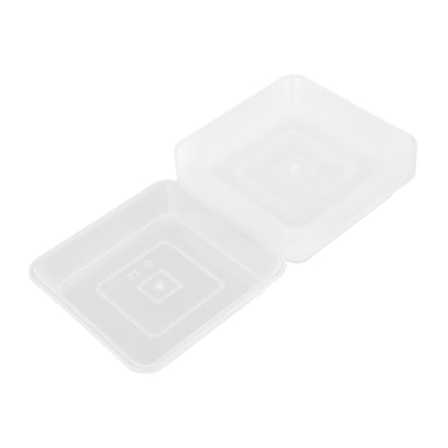 Happyyami 10stücke Pflanzenschalen Quadratische Blumentopfteller Transparente Untersetzer Für Bonsai Und Sukkulenten Zur Vermeidung Von Wasserlecks Und Einfacher Pflege von Happyyami