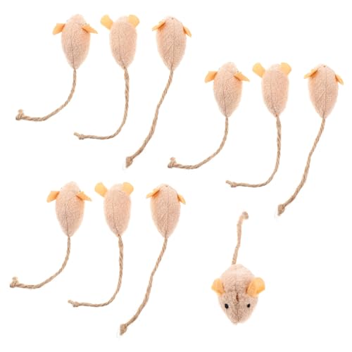 Happyyami 10stücke Teiliges Mäuse-Spielzeug Katzen Interaktives Weiches Plüschspielzeug Jagdinstinkte Für Indoor-Katzen Zur Unterhaltung Und Beschäftigung Happyyami 10stücke Teiliges Mäuse-Spielzeug Katzen Interaktives Weiches Plüschspielzeug Jagdinstinkte Für Indoor-Katzen Zur Unterhaltung Und Beschäftigung von Happyyami