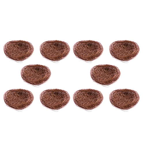 Happyyami 10 Stücke Handgemachte Vögel Nest Rattan Birdhäuser Natürliche Taube Nest Schüssel Vögel Perching Nest Für Gartengarten Happyyami 10 Stücke Handgemachte Vögel Nest Rattan Birdhäuser Natürliche Taube Nest Schüssel Vögel Perching Nest Für Gartengarten von Happyyami