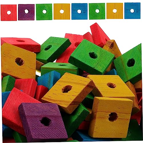 Happyyami 100stücke Papageien Kauspielzeug Aus Holz Buntes Nage Und Beißen Spielzeug Für Vögel Zahnpflege Spielzeug DIY Holzscheiben Für Papageien Und Nymphensittiche Happyyami 100stücke Papageien Kauspielzeug Aus Holz Buntes Nage Und Beißen Spielzeug Für Vögel Zahnpflege Spielzeug DIY Holzscheiben Für Papageien Und Nymphensittiche von Happyyami