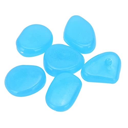 Happyyami Im Dunkeln Leuchtende Kieselsteine ​​– 100-teiliges Set Zur Dekoration Von Aquarien Fischbecken Gärten Und Höfen – Sicher Für Kinder – von Happyyami