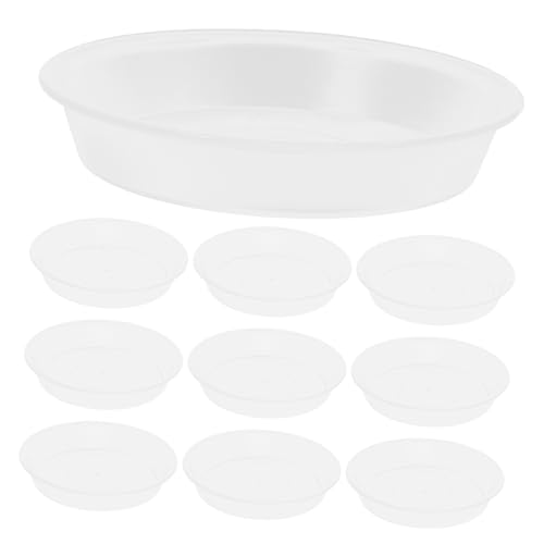 Happyyami 10stücke Pflanzentöpfe Untersetzer Robuster Kunststoff Transparent Für Orchideen Und Pflanzenpflege Wasserfeste Tropfschalen Für Oberflächen Happyyami 10stücke Pflanzentöpfe Untersetzer Robuster Kunststoff Transparent Für Orchideen Und Pflanzenpflege Wasserfeste Tropfschalen Für Oberflächen von Happyyami