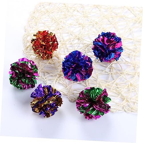Happyyami 10St Katzenspielzeugbälle Katzenball Spielzeugball Crinkle-Bälle für Katzen interaktives Spielzeug Kitten Spielzeug Spielzeuge Ballspielzeug für Katzen die Katze Rasselkugel Film Happyyami 10St Katzenspielzeugbälle Katzenball Spielzeugball Crinkle-Bälle für Katzen interaktives Spielzeug Kitten Spielzeug Spielzeuge Ballspielzeug für Katzen die Katze Rasselkugel Film von Happyyami