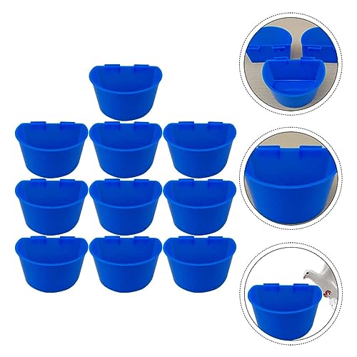 Happyyami 10stücke Taubenfutterschale Aus Verdicktem Kunststoff Hängebecken Für Vögel Futter Und Wassernapf Für Tauben Und Kleine Vögel Leicht Und Langlebig von Happyyami