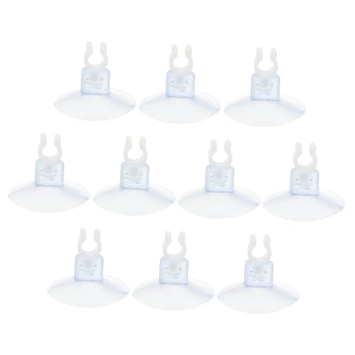 Happyyami 10stücke Aquarium Saugnäpfe Airline Pumpe Rohr Halter Clips Schellen Installieren Langlebig von Happyyami