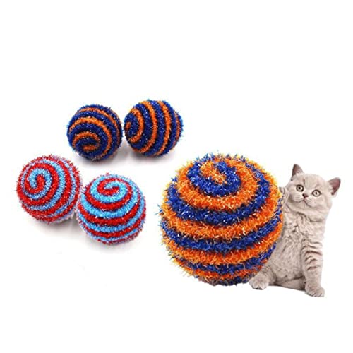 Happyyami 10st Teaserball Für Haustier Spielzeug Für Hunde Klein Schaumstoffbälle Für Katzen Crinkle Katzenbälle Crinkle-katzenspielzeug Kleines Kauspielzeug Für Hunde Hündchen Spielzeugball von Happyyami