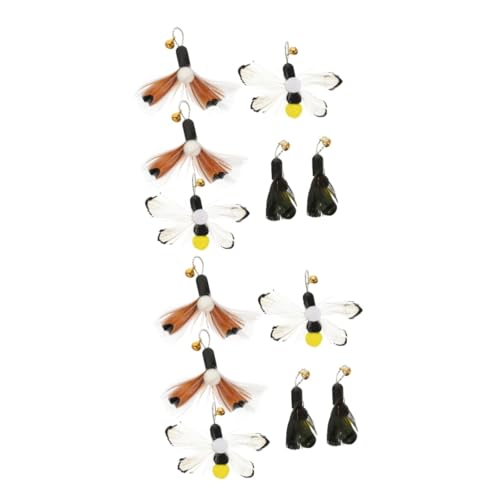 Happyyami 12 STK Ersatzkopf für Katzenangel Katzen-Mäuse-Spielzeug da Vogel Katzenspielzeug interaktives katzenspielzeug Interactive cat Toy Plüschtier Spielzeuge Katzen-Teaser-Ersatz Insekt Happyyami 12 STK Ersatzkopf für Katzenangel Katzen-Mäuse-Spielzeug da Vogel Katzenspielzeug interaktives katzenspielzeug Interactive cat Toy Plüschtier Spielzeuge Katzen-Teaser-Ersatz Insekt von Happyyami