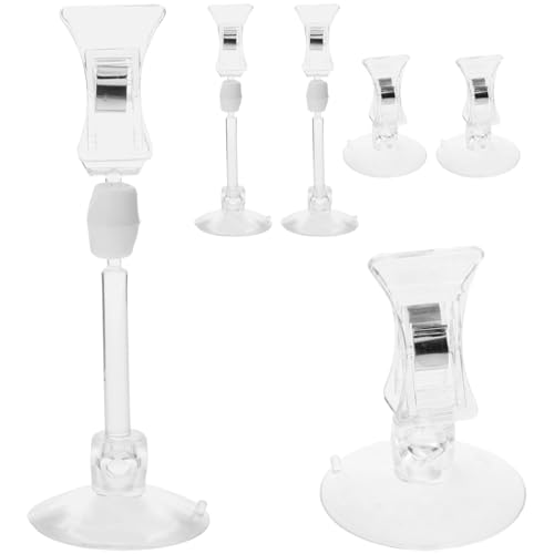 Happyyami 12stücke Saugnapf Futterhalter Für Aquarien Veggie Und Algenclip Für Fischfütterung Installieren Für Süßwasser-aquarien von Happyyami