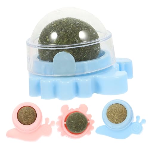 Happyyami 12 STK Katzenminze Spielzeug Katzensachen Katzenminze Bälle Interessanter Katzenminzenball Katzenminze-kauspielzeug Kompakte Katzenminze Minzkugeln Rotieren Plastik Schnecken Happyyami 12 STK Katzenminze Spielzeug Katzensachen Katzenminze Bälle Interessanter Katzenminzenball Katzenminze-kauspielzeug Kompakte Katzenminze Minzkugeln Rotieren Plastik Schnecken von Happyyami