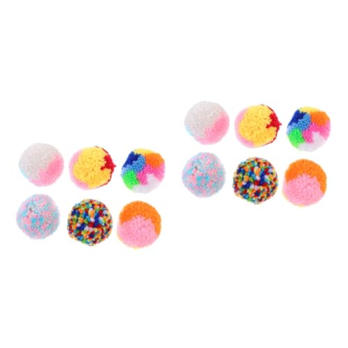 Happyyami 12 STK Katzenspielzeug Pet-Ball-Spielzeug zahnspielzeug für kätzchen Interactive cat Toy interaktives Spielzeug Spielzeuge Katze Plüschball Katzenmahlkugel Bissfest Plüschkugel Happyyami 12 STK Katzenspielzeug Pet-Ball-Spielzeug zahnspielzeug für kätzchen Interactive cat Toy interaktives Spielzeug Spielzeuge Katze Plüschball Katzenmahlkugel Bissfest Plüschkugel von Happyyami