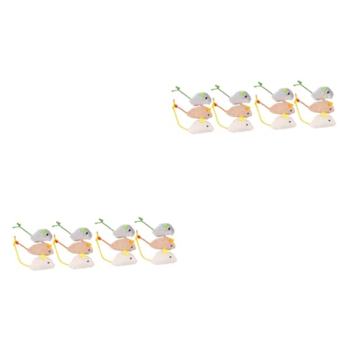 Happyyami 12 STK Plüschmaus quietschende Plüschtiere Interaktives Katzenspielzeug Spielzeug für Katzen Interactive cat Toy Spielzeuge Simulations- -Spielzeug Katzenversorgung Kätzchen Happyyami 12 STK Plüschmaus quietschende Plüschtiere Interaktives Katzenspielzeug Spielzeug für Katzen Interactive cat Toy Spielzeuge Simulations- -Spielzeug Katzenversorgung Kätzchen von Happyyami