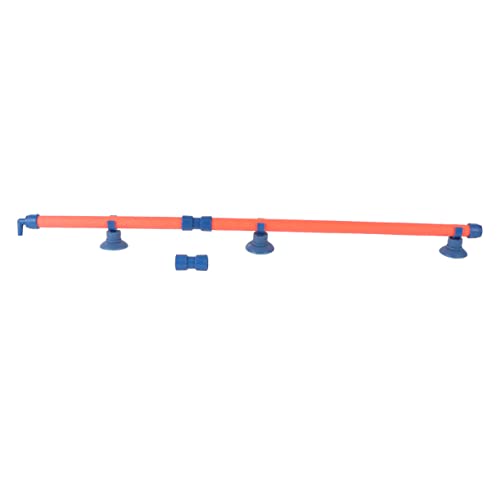 Happyyami 14 Luftstein Bubble Bar Brunnen Luftpumpe für Schlauchboote Pumpe für Luftmatratze Ballpumpe Luftschlauch-Aquarium Ballon Fluss Aquarium Luftstein Sauerstoffstein Aquarium Orange von Happyyami